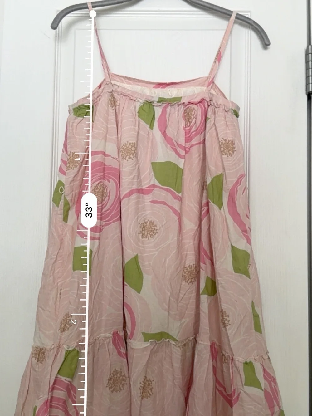 Gap Kids pink peony print babydoll dress size 10 (L)